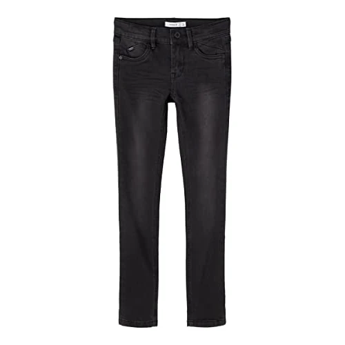 Oferta limitada: NAME IT Nkmpete Skinny Jeans 2012-on Noos Pantaln Niños, Black Denim, 128 de 32.99 € a 32.99 € (ahorro 0.00%)