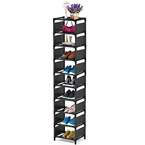 Tijdelijke aanbieding: esonstyle Schoenenrek met 10 niveaus, schoenenrek, voor 10 paar, ruimtebesparend, voor entree, woonkamer, slaapkamer van 23.95 EUR naar 21.79 EUR (korting 9%)