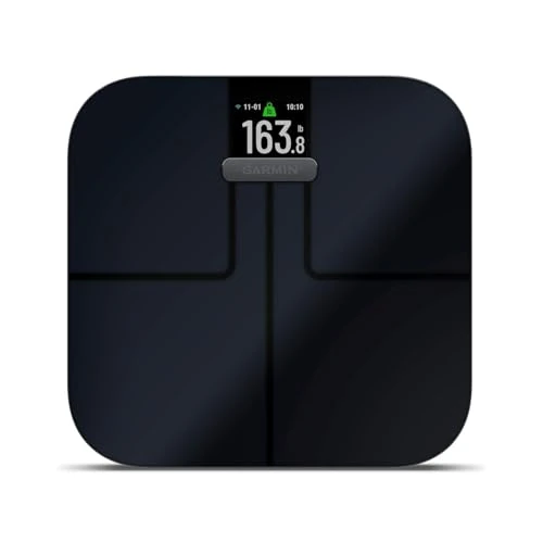 Limited-time offer: Garmin Index S2 Smart Scale, measure weight & body composition, BMI, weight trend, body fat percentage, muscle & bone mass, built in wifi, pair with Garmin Connect, up to 16 users, Black from 129.99 £ to 99.99 £ (save 23%)