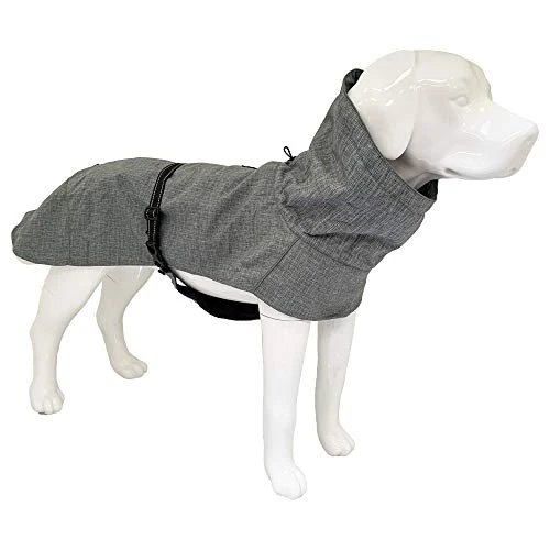 Offerta a tempo: Croci Hiking Everest - Giacca impermeabile antivento invernale per cani con fodera ThermoPile, adatto fino a 0 C°, regolabile e ultraleggero, collo antipioggia, Grigio, taglia 65 cm - 0.00% da 36.40 € a 36.40 €
