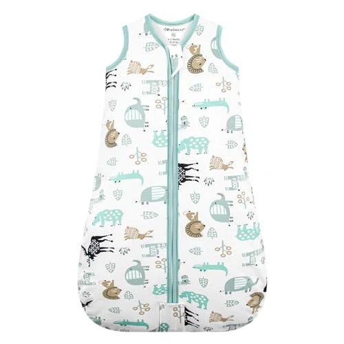 Offre limitée : Mosebears Gigoteuse d'hiver pour bébé 2.5 tog - 100% Coton - Différentes Tailles de la Naissance à l'âge de 24 Mois(Blau-zoo,6-12 Mois) de 25.99 € à 22.29 € (14% de remise)