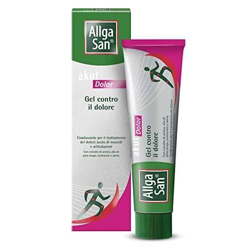 Offerta a tempo: Allga San Akut Dolor -Arnica per cavalli uso umano Arnica Gel Forte 100 ml, Utilizzabile Come Crema per Dolori Articolari e Muscolari, Ideale per Massaggio, con Canfora - 42% da 12.00 € a 6.99 €