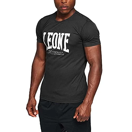 LEONE 1947, T-Shirt À Logo, Homme, Noir, M, ABX106