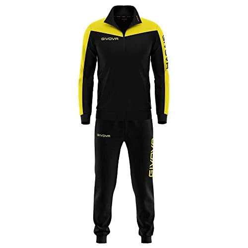 Oferta limitada: Givova TUTA ROMA TRIACETATO NERO/GIALLO Tg. 3XS de 37.30 EUR a 37.30 EUR (ahorro 0%)