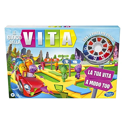 Zeitlich begrenztes Angebot: Hasbro Gaming - Spiel des Lebens, EIN passendes Spiel für die ganze Familie, für 2-4 Spieler, Brettspiel für Kinder ab 8 Jahren. von 34.55 € auf 34.55 € (0.00% Rabatt)