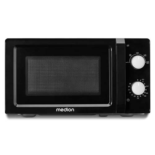 Offerta a tempo: MEDION Mikrowelle (20 Liter, 700 Watt, klein kompakt und platzsparend, 5 Mikrowellenstufen, Auftaufunktion, Timerfunktion, MD11475) schwarz - 38% da 129.95 € a 79.95 €