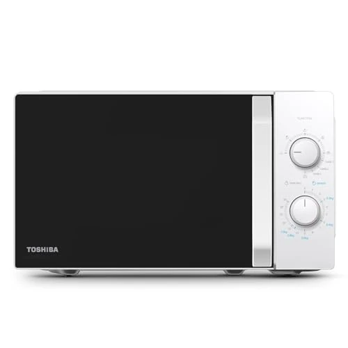Offerta a tempo: Toshiba MW2-MG20P(WH) 3-in-1 Forno Microonde Grill Combinato, 20 L, 5 Livelli di Potenza Regolabili, Timer, 800 W, Grill 1000 W, Bianco - 23% da 109.90 € a 84.99 €