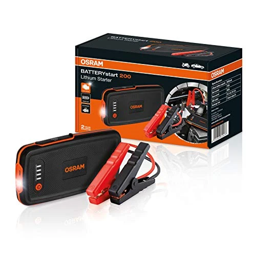 Limited-time offer: BATTERYstart 200, compact, powerful lithium jump starter with power bank feature, 6000mAh, 12V from 60.34 £ to 60.34 £ (save 0.00%)