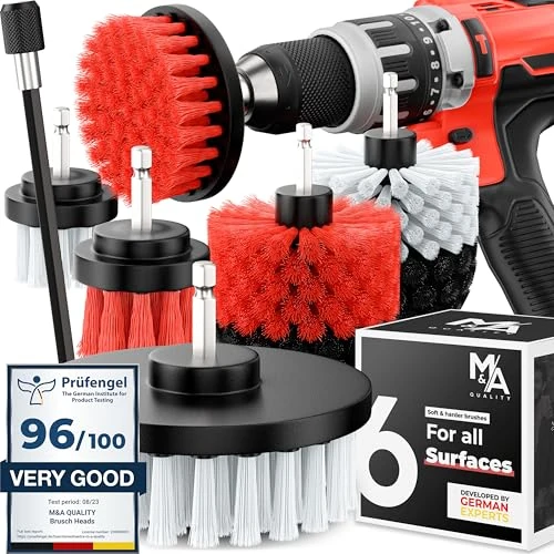 Tijdelijke aanbieding: M&A QUALITY Boorborstel bevestigingsset - Zachte en harde borstels van 22.95 € naar 22.95 € (0.00% korting)