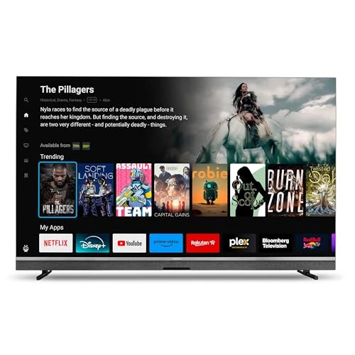MEDION TV MiniLED 138,8 cm (55 pollici) (TiVo, Smart TV, Dolby Vision HDR, subwoofer, MEMC, micro-dimming, portale TiVo, Prime Video, Disney+, Dolby Atmos, PVR, Bluetooth, MD 855900)