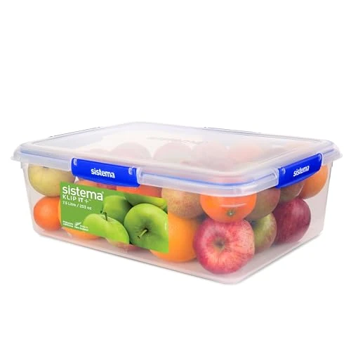 Offerta a tempo: Sistema KLIP IT PLUS contenitore per la conservazione di alimenti | 7,5 L | Contenitore per alimenti con coperchioimpilabile ed ermeticoadatto a frigorifero e congelatore | senza BPA - 6% da 12.79 € a 11.99 €