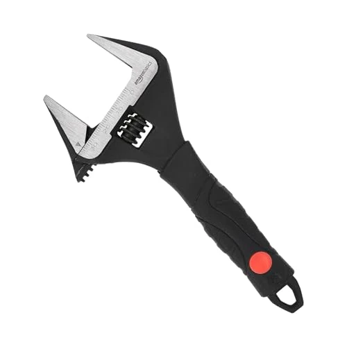 Offerta a tempo: Amazon Basics Chiave inglese regolabile, con ganascia larga e impugnatura morbida, 16,1 x 7,2 x 1,5 cm (lunghezza x larghezza x altezza) - 0.00% da 12.34 € a 12.34 €