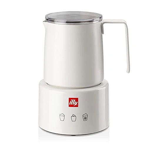 illy Milk Frother Elektrische melkopschuimer voor warm en koud melkschuim en warme chocolademelk