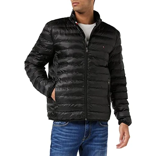 Offerta a tempo: Tommy Hilfiger Packable Recycled Jacket Mw0mw18763, Giacche in tessuto Uomo, Nero (Black), XXL - 36% da 199.90 € a 127.95 €