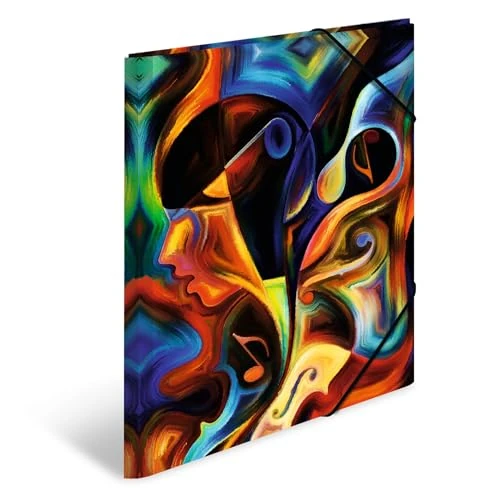 Tijdelijke aanbieding: HERMA Map A3 muzieknoten, kinderen hoekspanner-map van kunststof met kunstmotief, elastiek, binnenklep en binnenprint voor jongens en meisjes van 14.17 € naar 14.17 € (0.00% korting)