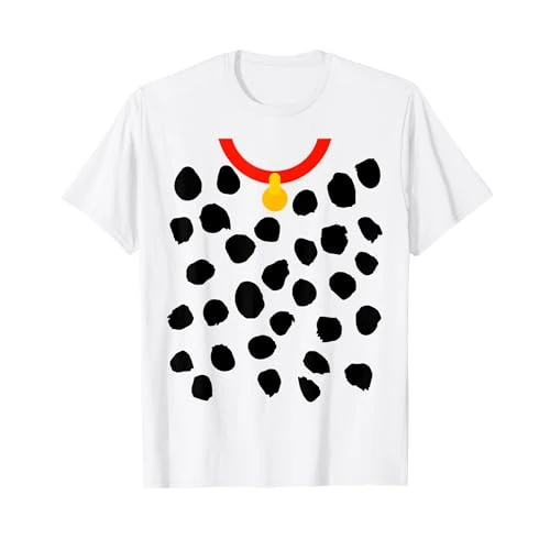 Offerta a tempo: Costume dalmata fai da te per Halloween con macchie di cane Maglietta - 15% da 17.49 € a 14.87 €
