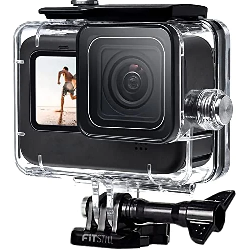 Offerta a tempo: FitStill Custodia Protettiva Impermeabile per Go Pro Hero13/12/11/10/9Black | 60M/196FT Custodia Protettiva per Immersioni e Fotografia Subacquea con Supporto per Accessori Hero13/12/11/10/9 Black - 30% da 32.99 € a 22.99 €