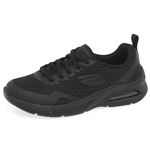 Limited-time offer: Skechers Boys Microspec Max Sneaker, Black Textile Trim, 10 UK Child from 44.00 £ to 35.00 £ (save 20%)