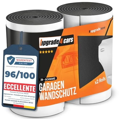 Offerta a tempo: Upgrade4cars Protezione Parete Garage Adesiva Nero con Riflettore - 11% da 26.95 € a 23.95 €