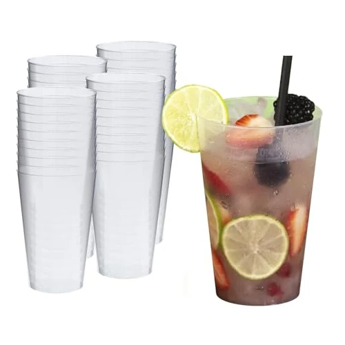 Offerta a tempo: 40 bicchieri da 400 ml per feste – Bicchieri in plastica dura usa e getta, riutilizzabili e lavabili in lavastoviglie, Made in Germany da Silverkitchen - 0.00% da 47.34 € a 47.34 €