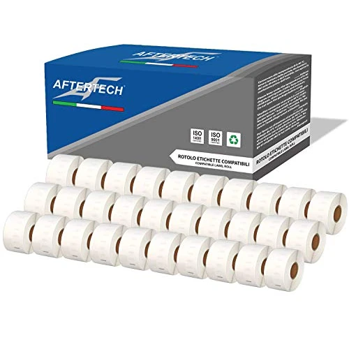 Limited-time offer: Aftertech 30x 99012 36x89mm Compatible Adhesive Labels Rolls (260 Labels/roll = 7800 Total) for Dymo LabelWriter Seiko SLP LabelWriters Printers S0722400 30x99012 from 47.04 GBP to 44.72 GBP (save 5%)