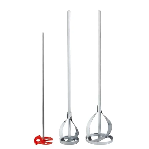 Offre limitée : kwb Jeu de 3 agitateurs/fouets pour laques et peintures, galvanisés avec tige hexagonale ou ronde pour la perceuse de 11.99 € à 11.99 € (0.00% de remise)