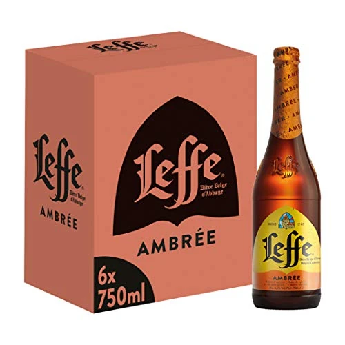 Leffe Ambrée Bière Pack 6 Bouteilles 75cl