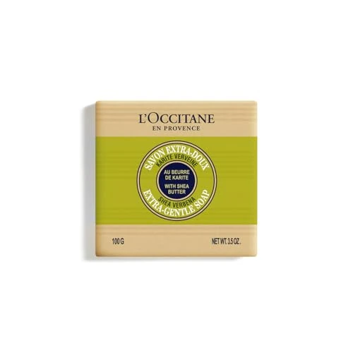 L'OCCITANE - Savon Extra-Doux Karité Verveine - 100 g - Fabriqué en France