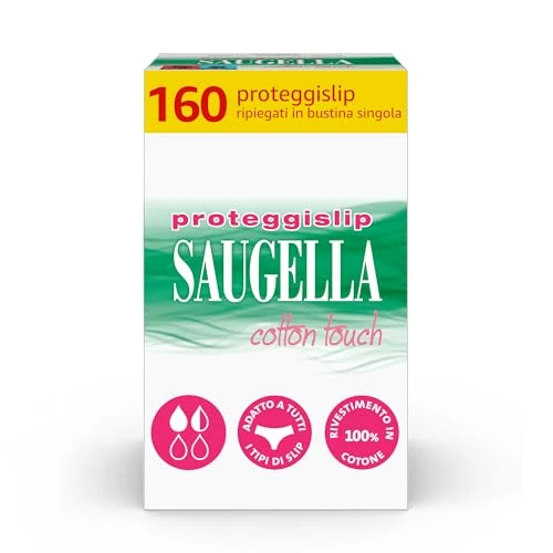 Beperkte aanbieding: Saugella Cotton Touch inlegkruisjes van katoen, geurremmend, zelfklevend en hypoallergeen, 4 verpakkingen met 40 stuks, in totaal 160 stuks van 14.12 EUR naar 14.12 EUR (besparing 0%)