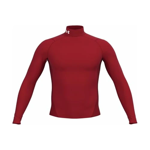 Offerta a tempo: Under Armour Uomo ColdGear Armour Comp Mock, Maglia Manica Lunga in Tessuto a Doppio — 32% da 55,00 € a 37,33 €