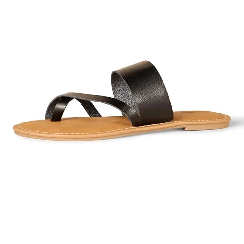 Oferta limitada: Amazon Essentials Sandalia de Dedo con Una Banda Mujer, Negro, 35.5 EU de 18.10 € a 18.10 € (ahorro 0.00%)