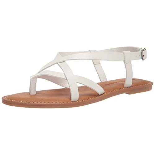 Offerta a tempo: Amazon Essentials Sandali con Cinturino Casual Donna, Bianco, 36 EU - 0.00% da 16.91 € a 16.91 €