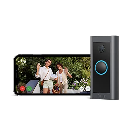 Ring Sonnette vidéo filaire (Video Doorbell Wired) | Sonnette connectée avec caméra vidéo HD, visiophone extérieur étanche, détection de mouvements, raccordée | Essai Ring Home gratuit 30 j.