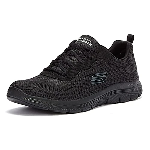 Oferta limitada: Skechers Flex Appeal 4.0 Brilliant View Regular, Zapatillas Mujer, Black Mesh Trim, 41 EU de 69.95 EUR a 49.21 EUR (ahorro 30%)