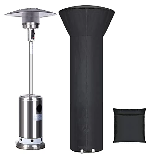 Zeitlich begrenztes Angebot: Abdeckung für Terrassenheizstrahler, wasserdicht, mit Reißverschluss, Stand-up-Abdeckung, rund, 24 Monate Nutzungsdauer, 24 Monate (H x T x B), 83,8 x 48,8 cm von 27.37 € auf 27.37 € (0.00% Rabatt)
