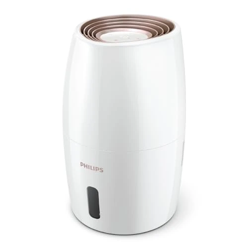 Offre limitee: Philips Humidificateur Série 2000, Humidification hygiénique NanoCloud, 99,97% de bactéries en moins, 200ml/h, Réservoir 2L, Ultra silencieux (33dB), 3 vitesses, Modes Auto et Nuit, Blanc (HU2716/10) de 129.99 EUR a 103.99 EUR (economie 20%)