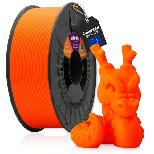 Oferta limitada: WINKLE Filamento PLA HD Fluor 1.75mm Naranja 1kg, Filamento Impresora 3D de 19.95 € a 19.95 € (ahorro 0.00%)