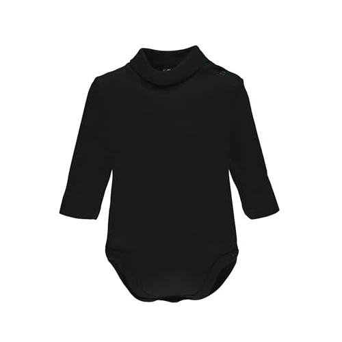 Ellepi Body Lupetto Neonato e Bambino – Caldo Cotone per l’Inverno Colore Nero (12 Mesi)