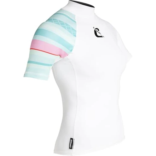 Offerta a tempo: Cressi Shield Lady Rash Guard Short/SL White Aquamarine- Rash Guard Manica Corta Protettiva — 31% da 49,99 € a 34,49 €