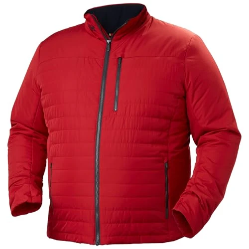 Offerta a tempo: Helly Hansen Uomo Giacca isolante Crew 2.0, Rosso, 2XL - 40% da 180.00 € a 107.95 €