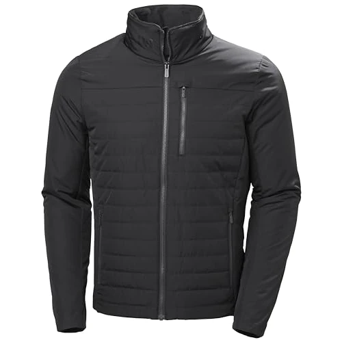 Helly Hansen Hombres Chaqueta aislante Crew 2.0, Ébano, L