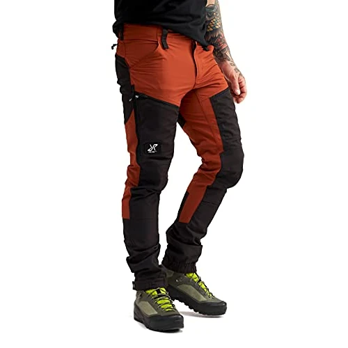 Oferta limitowana: RevolutionRace RVRC GP Pro Pants Męskie, Solidne i trwałe spodnie do wędrówki i innych aktywności na świeżym powietrzu, Rusty Orange, S z 519.29 zł na 513.72 zł (oszczędź 1.07%)