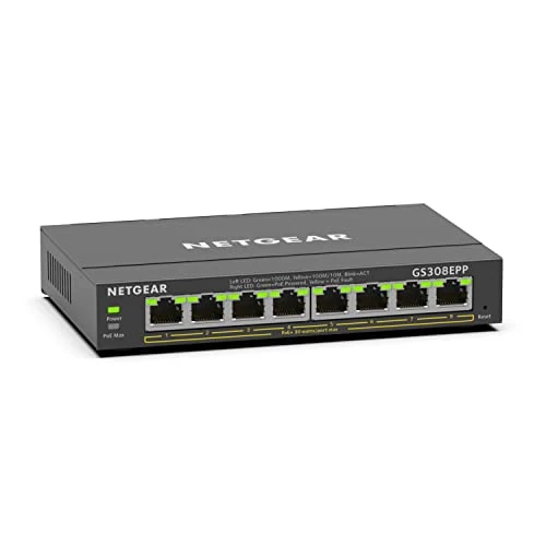 Tijdelijke aanbieding: Netgear GS308EPP-100PES van 139.99 € naar 128.00 € (9% korting)