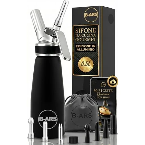 B-ARS Syfon Kuchenny do Spume, profesjonalna pułapka aluminiowa 500 ml