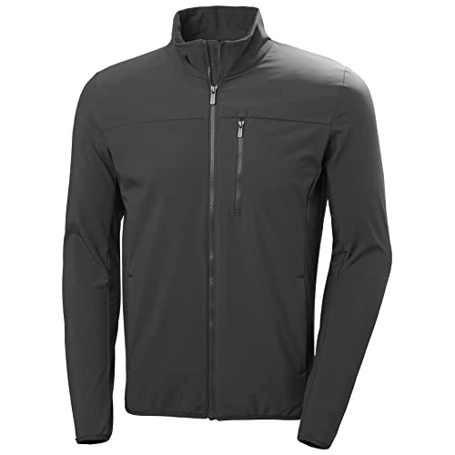 Offerta a tempo: Helly Hansen Hommes Veste Softshell 2.0 Crew, Ebène, L - 42% da 150.00 € a 86.56 €