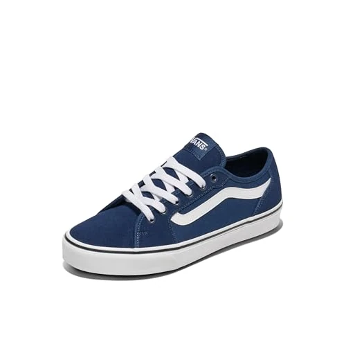 Vans Men's Filmore Decon Sneaker, (Suede/Canvas) Dress Blues/wht, 8 UK, VN0A3WKZ