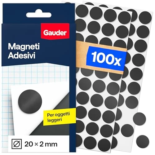 Zeitlich begrenztes Angebot: GAUDER Magnetpunkte selbstklebend stark, runde Magnete (20x2mm - 100 STK) von 9.99 € auf 9.99 € (0.00% Rabatt)