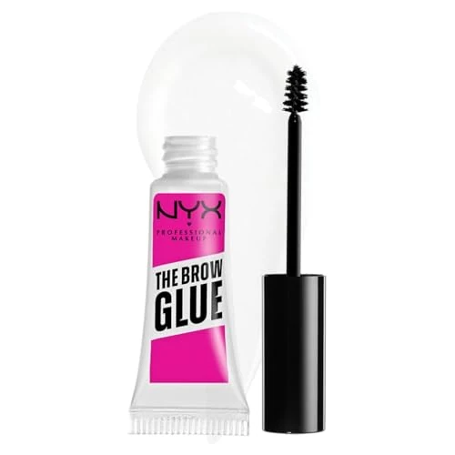 Limitiertes Angebot: NYX Professional Makeup Brow Glue, Instant Brow Styler, Für Augenbrauen wie laminiert, Transparent von 7.49 EUR auf 5.90 EUR (Spare 21%)