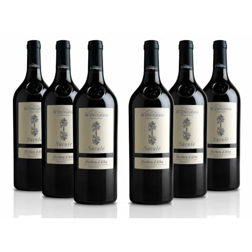 Offerta a tempo: Lo Zoccolaio - Vino Rosso - Barbera d'Alba DOC Superiore Suculè - Pacco da 6 X 750 ml - 15% da 59.00 € a 50.01 €