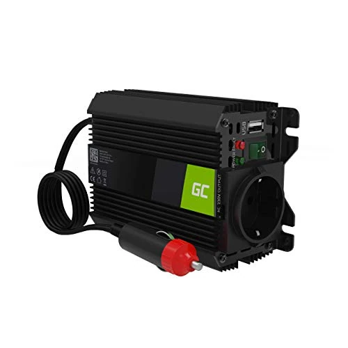 Green Cell Pro 150W/300W 12V to 230V Sine Wave Volt Car Voltage Converter Power Solar Inverter DC AC Converter Current Converter Caravan Car Modified Sine Wave